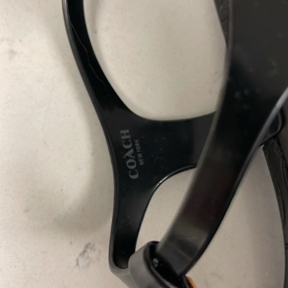 Coach Piccadilly Jelly Sandal, Black Size 10, Worn Once - Picture 12 of 16